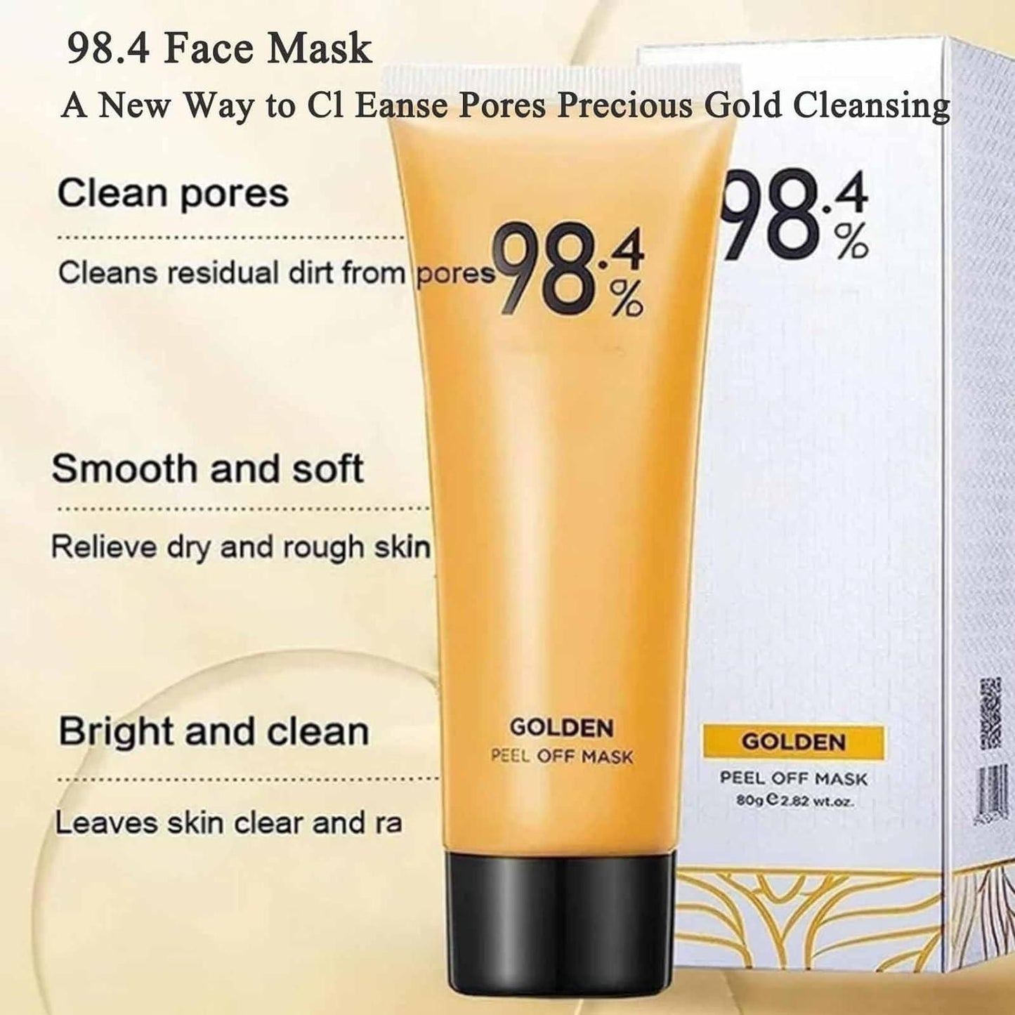 Gold Foil Peel-Off Mask  (Pack of 3) - BUY 2 GET 1 FREE