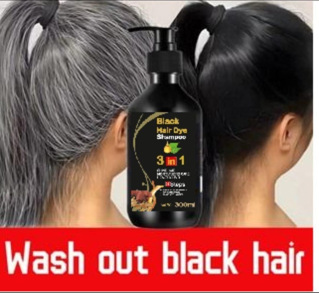 Black Hair Shampoo 100ML Each_pack Of 4